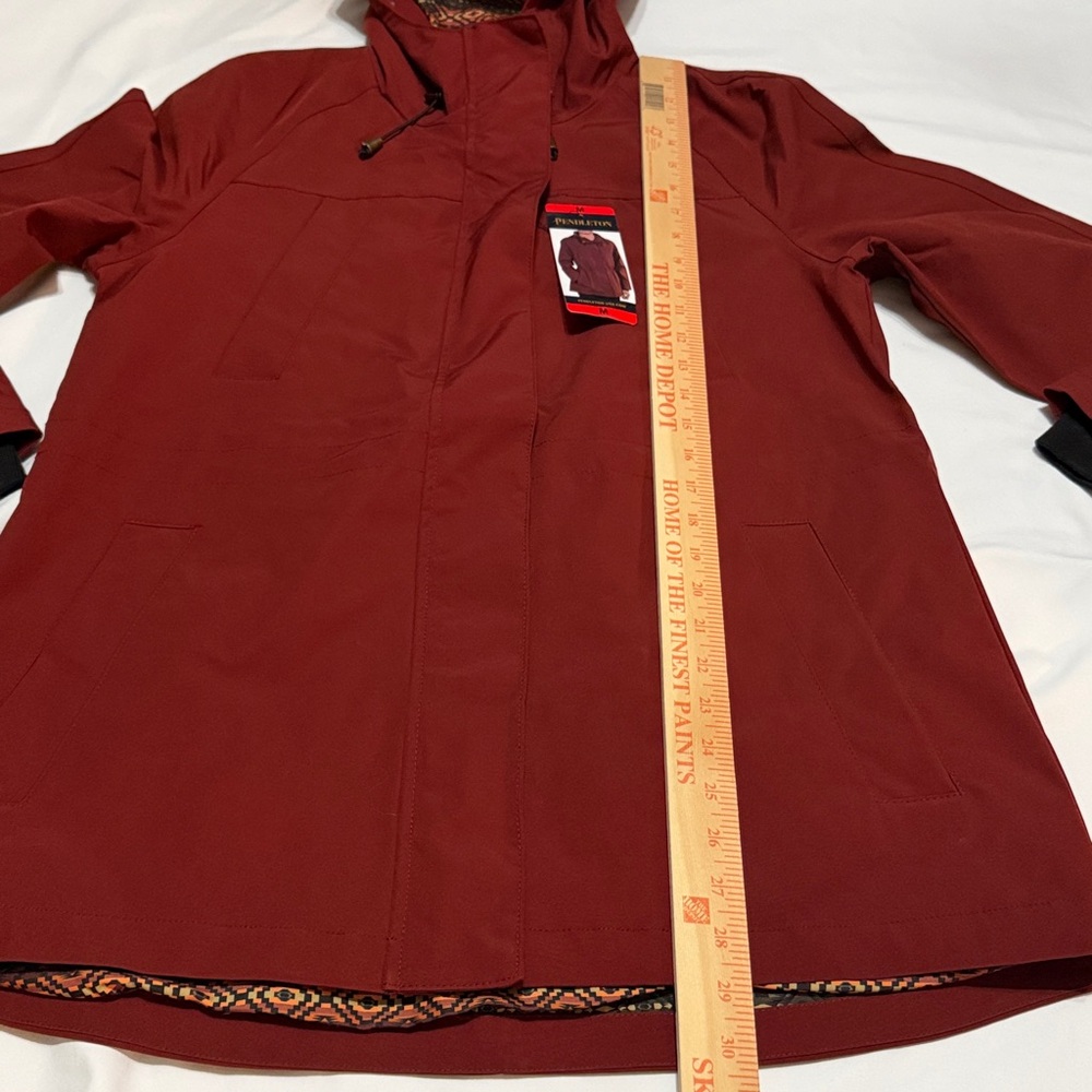Pendleton Women’s Dark Red Parka Jacket size M NWT - Picture 7 of 9